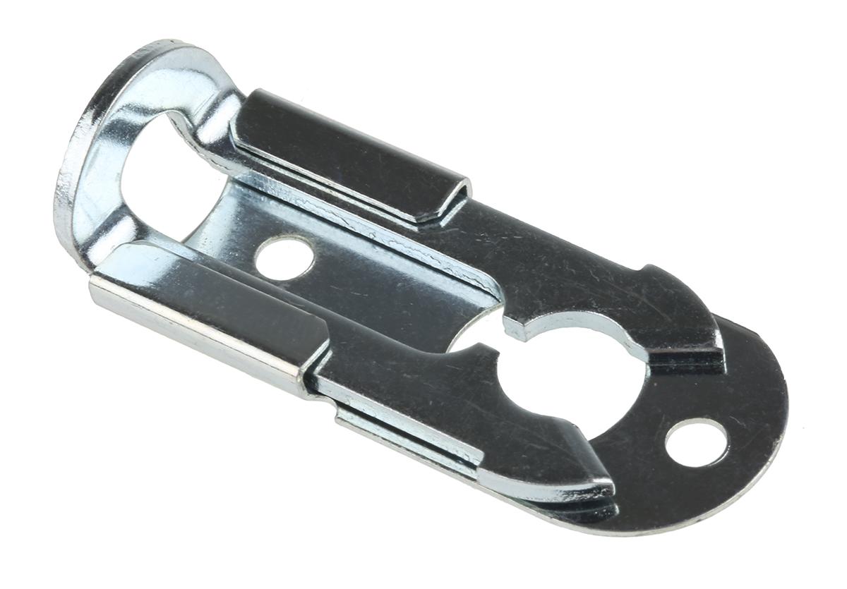 Dzus Fastener Europe Steel Padlockable Door Bolt, 55 x 11.5mm