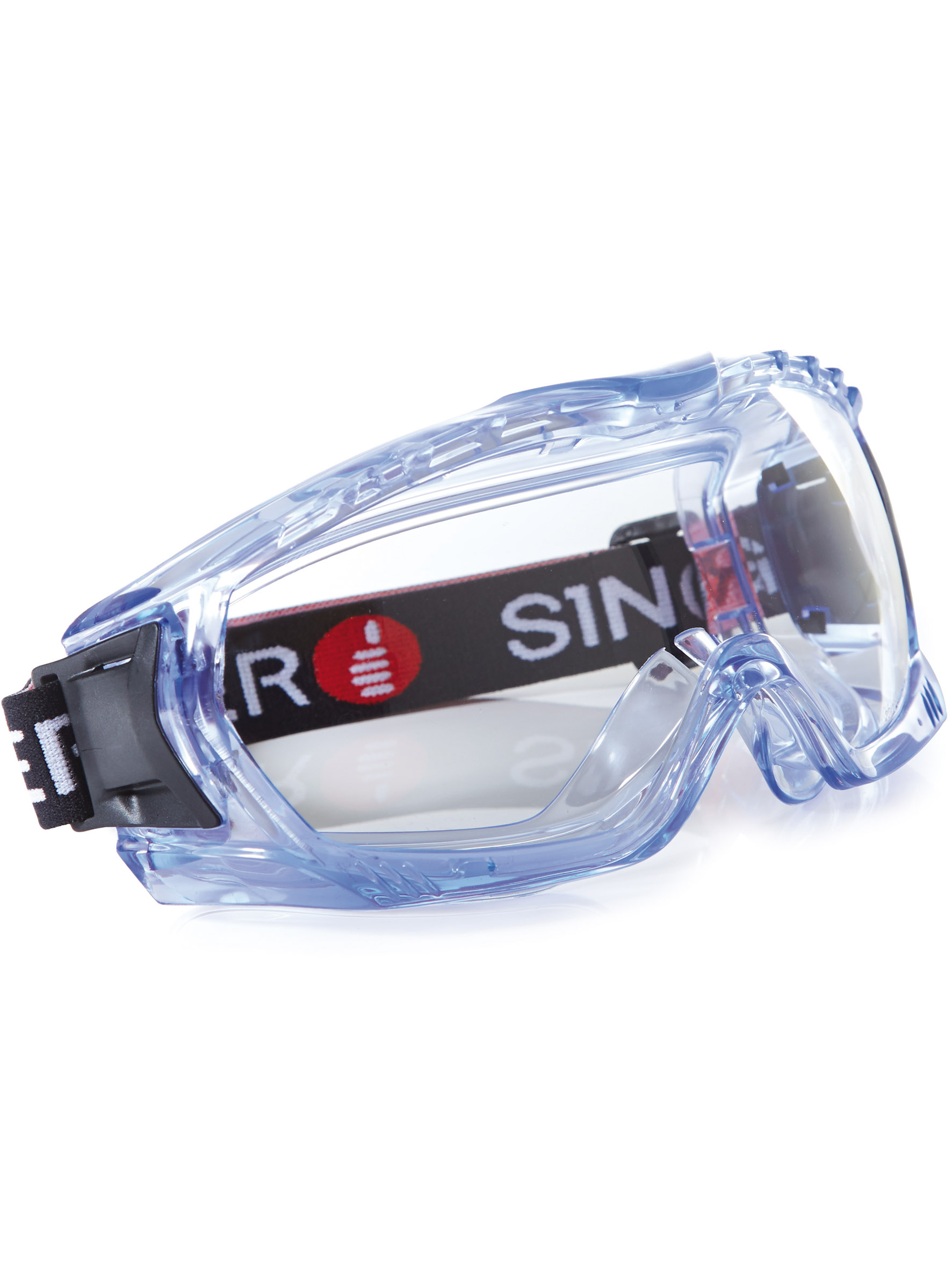 SINGER SAFETY EVAG Anti-Mist Safety Glasses, Clear Polycarbonate Lens