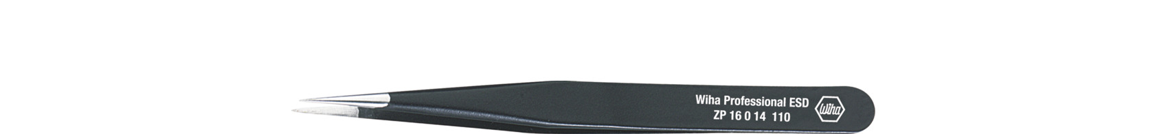Wiha 110 mm, Extra Fine, ESD Tweezers