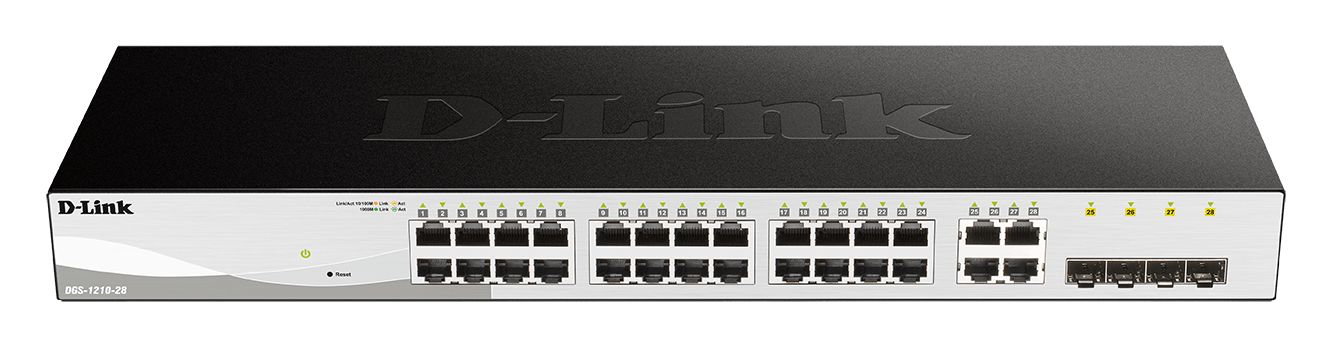 D-Link 28-Port Gigabit Smart Managed Switch, Smart 28 Port Smart Switch, EU