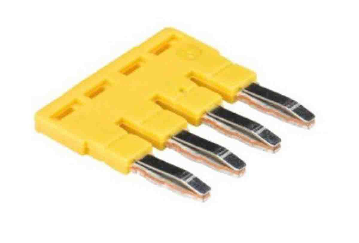 Wieland IVB WKF 4 Series Jumper Bar for Use with DIN rail terminal blocks type WKF, ATEX