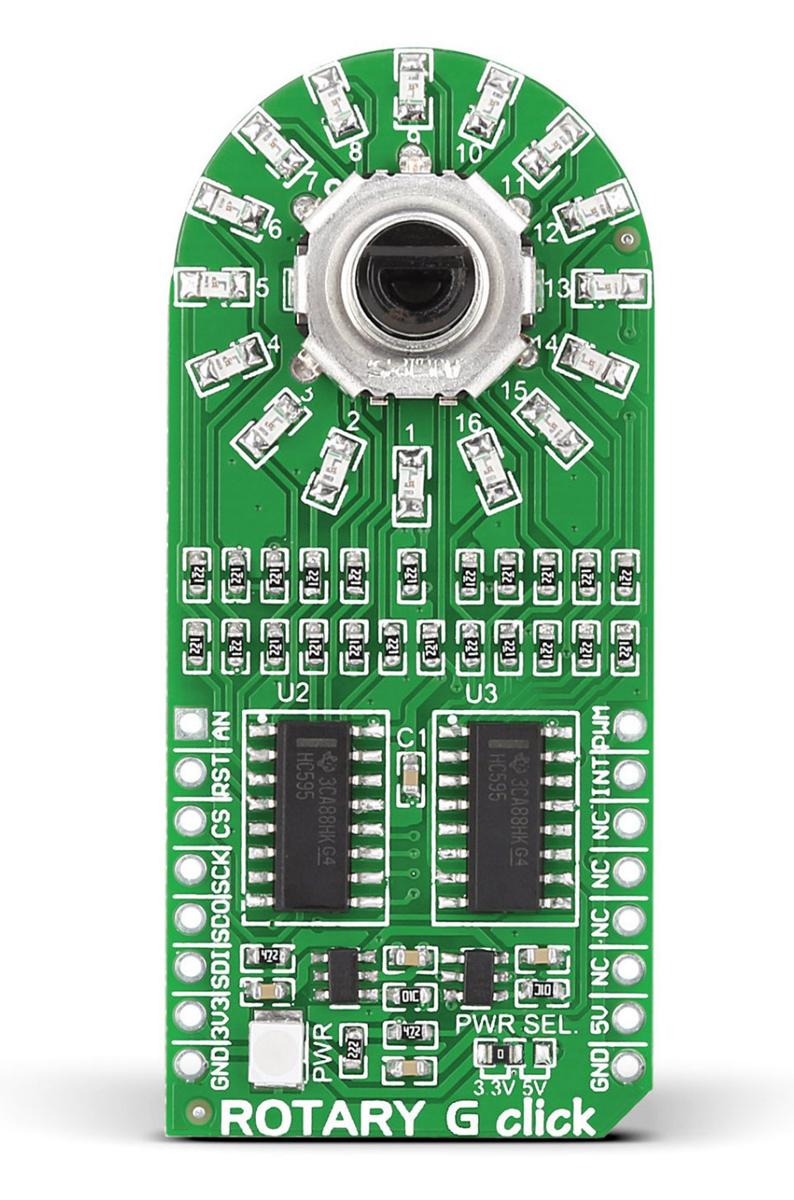 MikroElektronika Rotary G MikroBus Click Board for EC12D