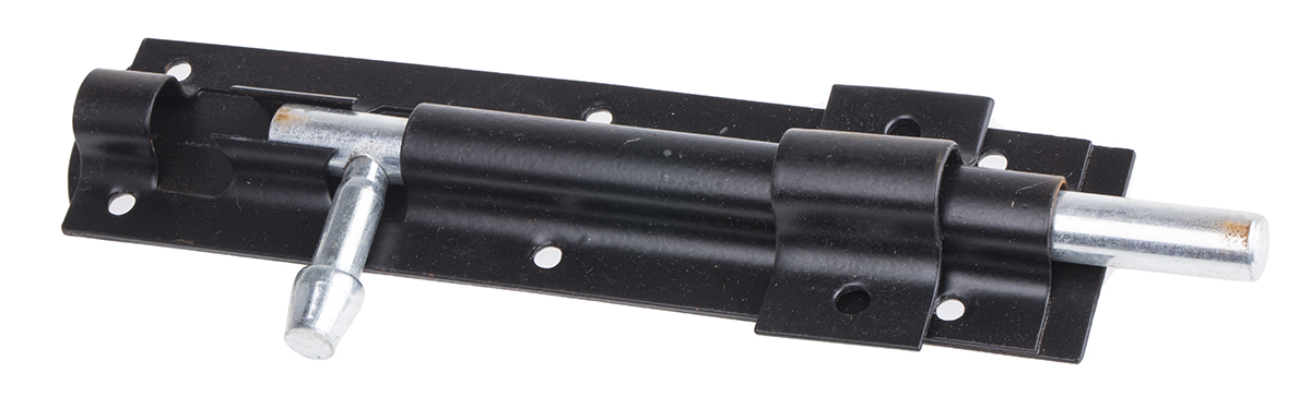 RS PRO Steel Epoxy Powder Coated Door Bolt, 160 x 38mm