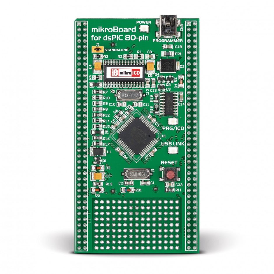 Brand-Rex mikroBoard For dsPIC with dsPIC30F6014A Microcontroller Board