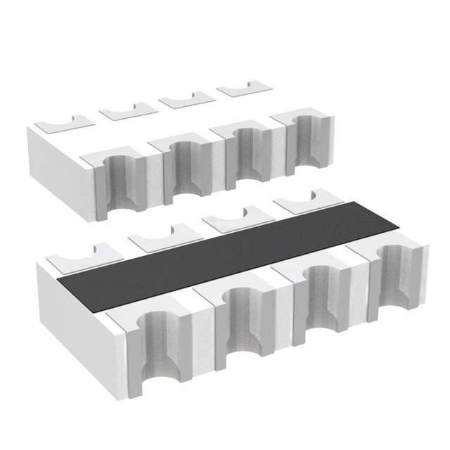 Bourns 100Ω Resistor Array, 4 Resistors, 0.25W total, 1206 (3216M), Concave