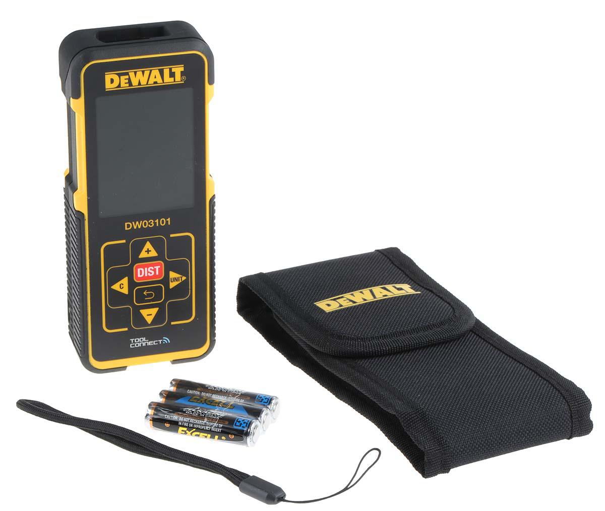 DeWALT DW03101-XJ Laser Measure, 10 → 100m Range, ±1 mm/m Accuracy