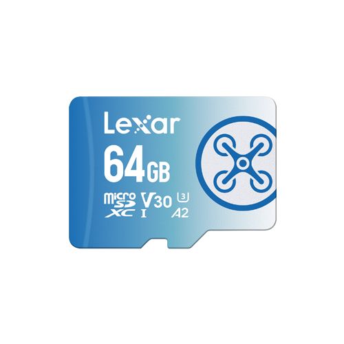 Lexar 64 GB MicroSDXC Micro SD Card, A2, Class10, U3, UHS-I, V30
