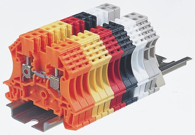 Weidmuller 1020000000 WDU Series Beige, 2.5mm², Single-Level, Screw Termination, ATEX