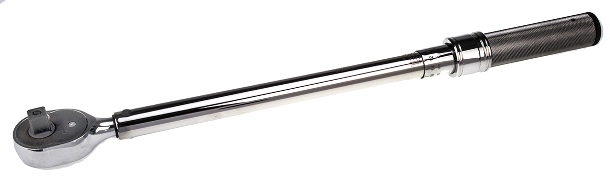 Bahco Click Torque Wrench, 40 → 200Nm, 1/2 in Drive, Square Drive
