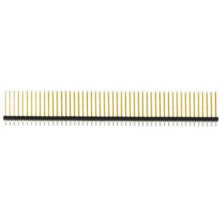 Samtec TSW Series Straight Through Hole Pin Header, 100 Contact(s), 2.54 mm Pitch, 2 Row, Unshrouded