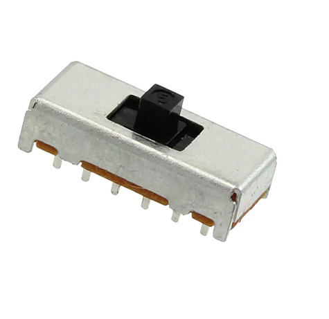 Nidec Components Through Hole Slide Switch 4P12T (On)-(On) 10 mA Slide