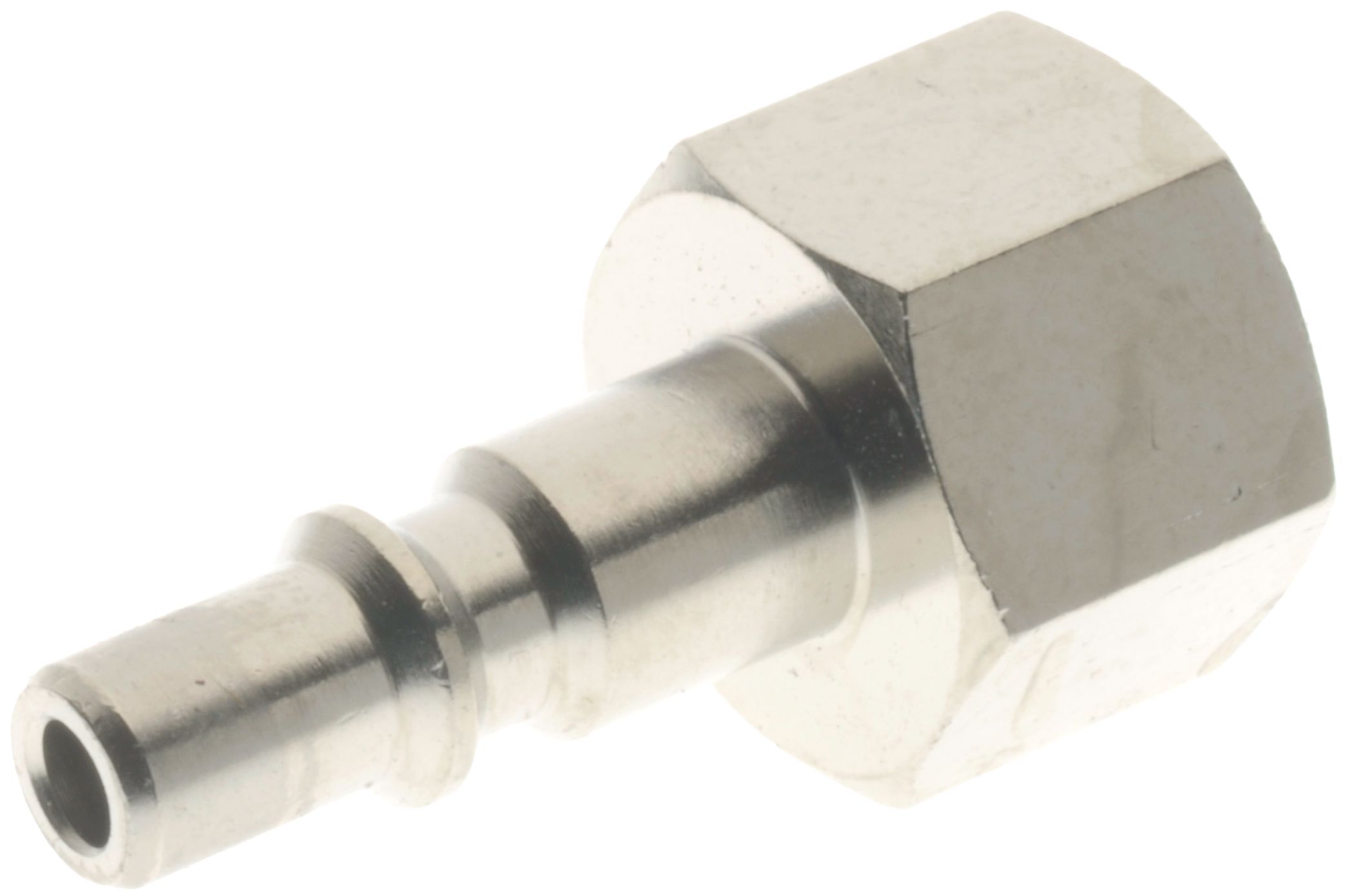 RS PRO Brass Female Pneumatic Elbow Threaded-to-Tube Adapter, 1/8 in Female 7.5mm Threaded
