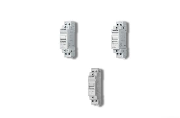 Finder DIN Rail Modular Step Relay, 24V ac Coil, 16A Switching Current, DPST