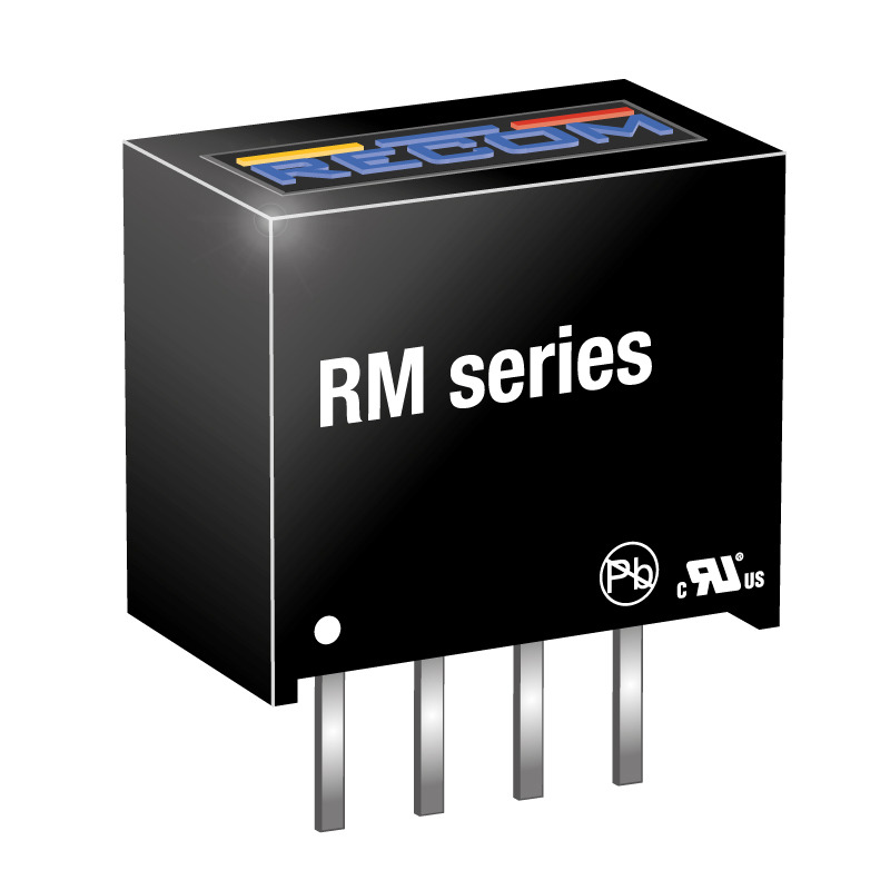 Recom RM DC-DC Converter, 3.3V dc/ 76mA Output, 2.97 → 3.63 V dc Input, 0.25W, Through Hole, +85°C Max Temp