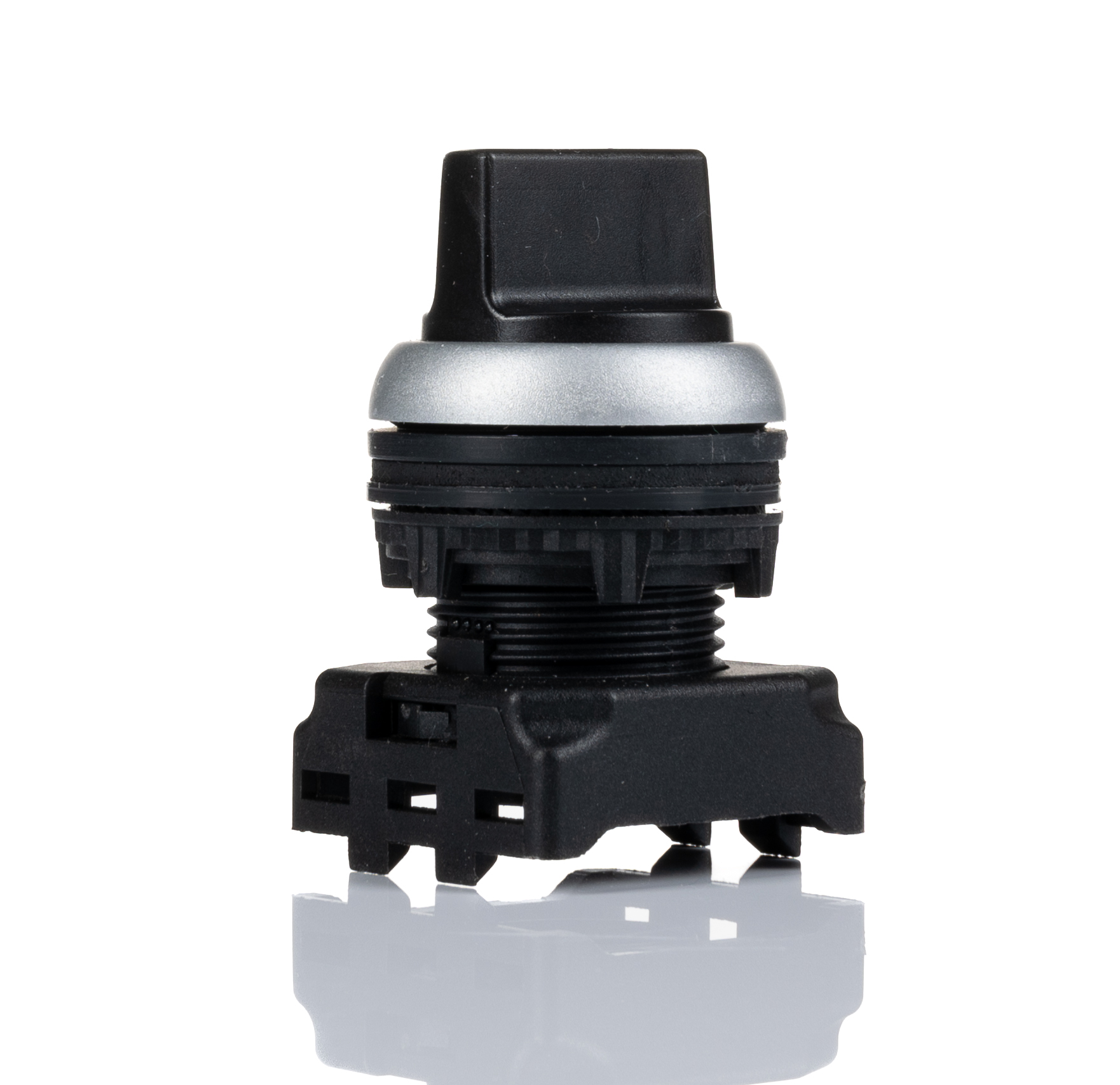 RS PRO 3 Position Selector Switch Head, 22mm Cutout, Black Handle