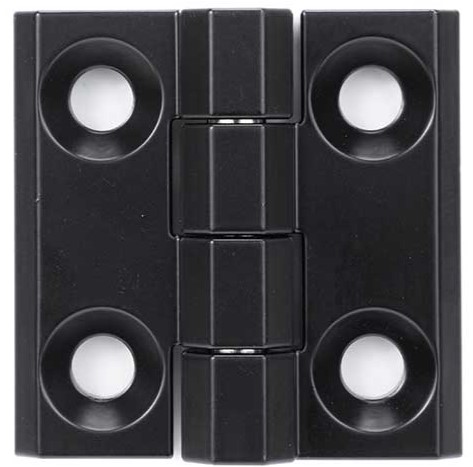 RS PRO Matt Die Cast Zinc Back Flap Hinge with a Fixed Pin, Screw Fixing, 60mm x 60mm x 15mm