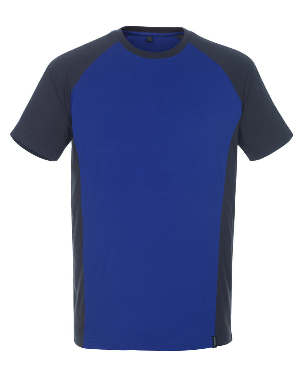 Mascot Workwear Blue Cotton, Polyester Short Sleeve T-Shirt, UK- M, EUR- M