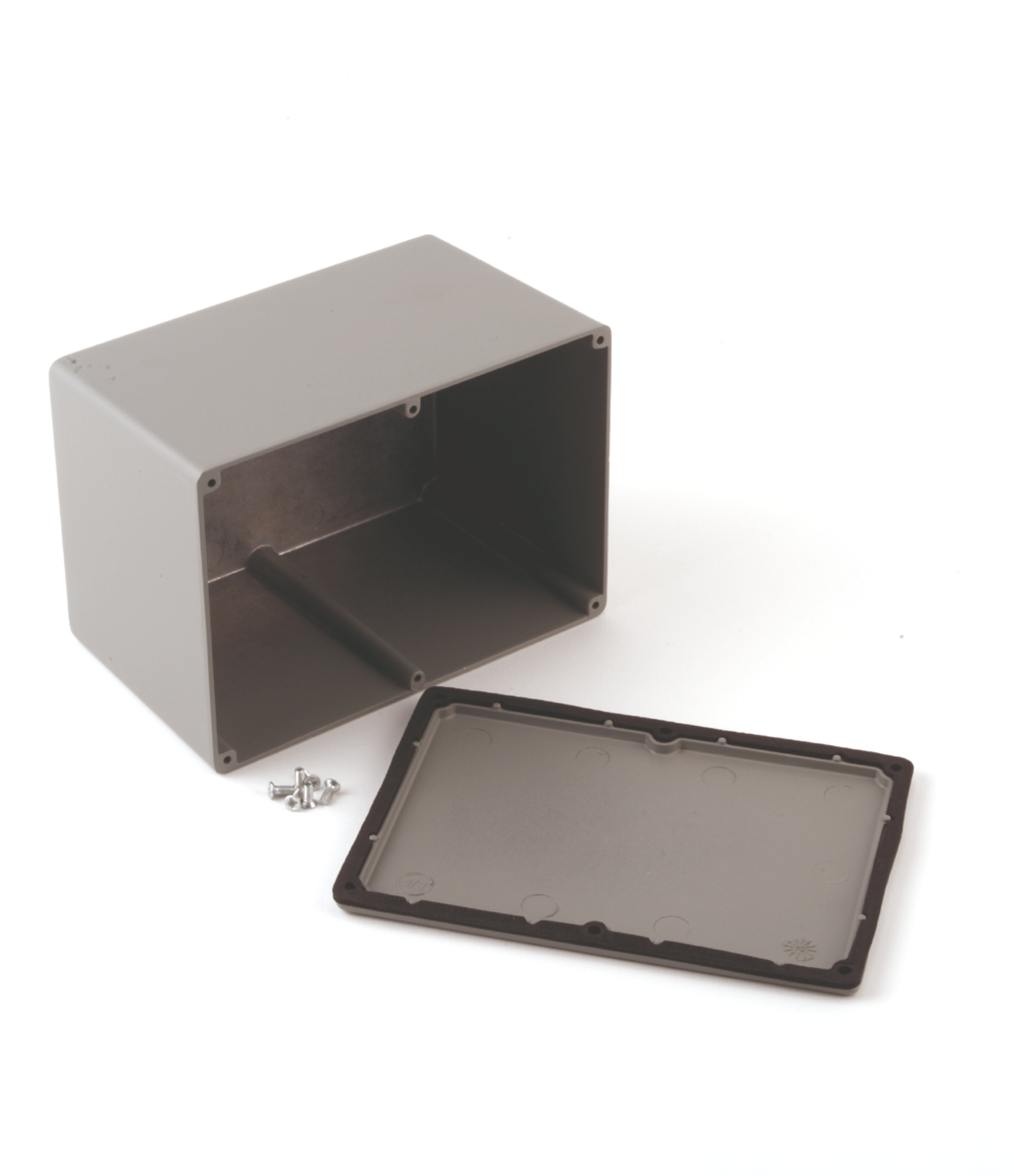 Deltron 481 Series Grey Die Cast Aluminium Enclosure, IP68, 222.3 x 146 x 106.7mm