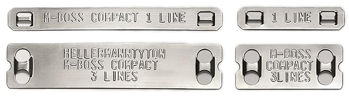 HellermannTyton M-Boss Cable Labels, 45mm Width, 20mm Height, 1000 Qty