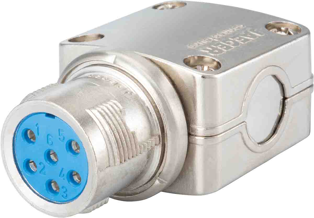 Jaeger Circular Connector, 8 Contacts, Cable, Standard Connector, Male, IP50, IP54