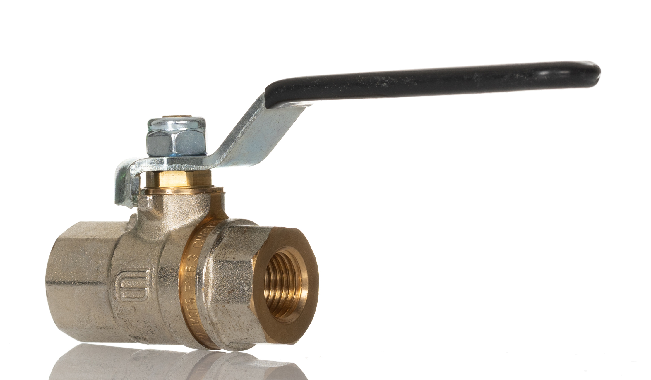 Norgren Nickel Plated Brass Full Bore, 2 Way, Ball Valve, Threaded, Rp 1/4in, -0.4 → 40bar Operating Pressure
