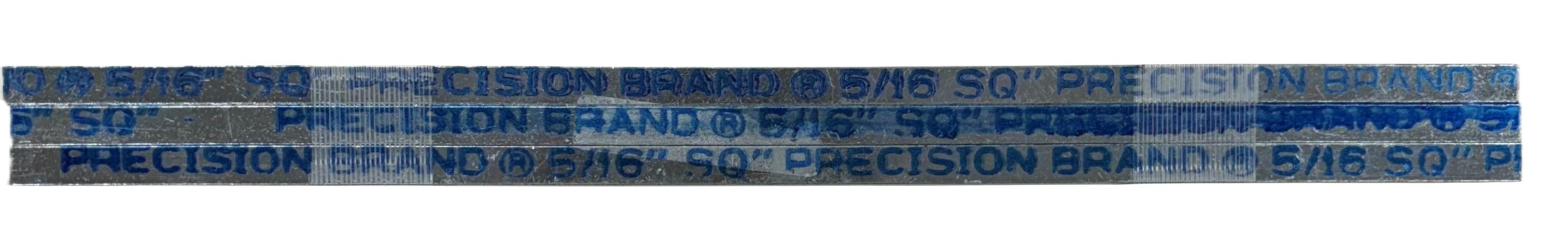 Precision Brand Steel Rectangular Bar, 5/16in W, 5/16in H, 12in L