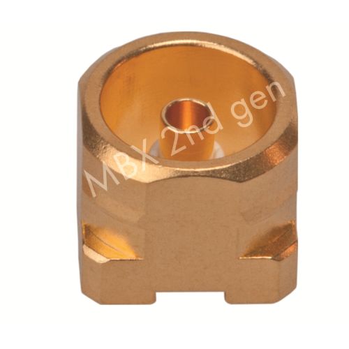 Huber+Suhner 82_MBX Series Socket Surface Mount Coaxial PCB Connector, 50Ω, Surface Mount Termination, Straight Body