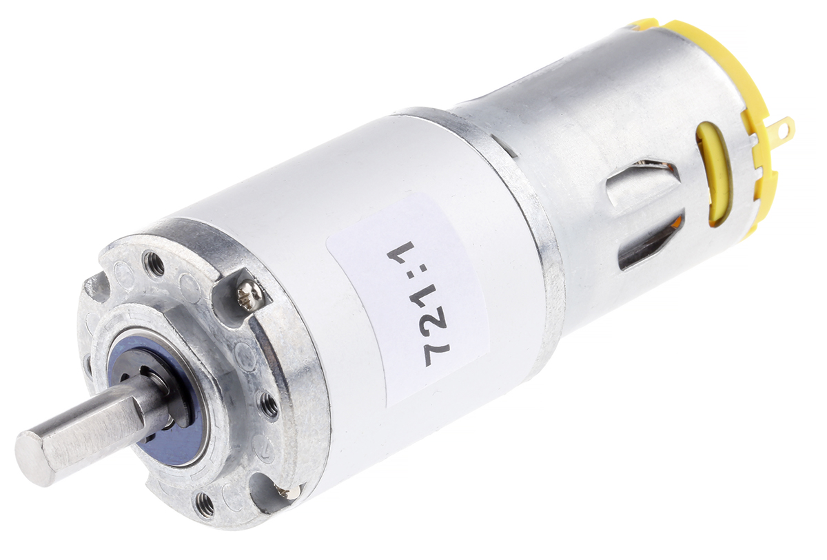 RS PRO Geared DC Motor, 7.98 W, 6 → 15 V dc, 78.4 gcm, 14.5 rpm, 6mm Shaft Diameter