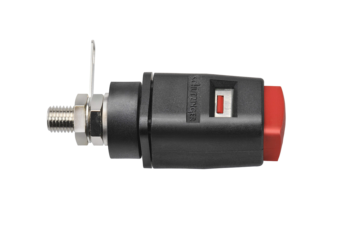 Schutzinger Red Terminal Post, 33 V ac, 70V dc, 16A