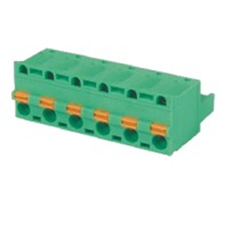 Amphenol Industrial, 7.62mm Pitch, HW0600500000G, 6 Way, , Pluggable Terminal Block, Plug, Through Hole, Solder Pin