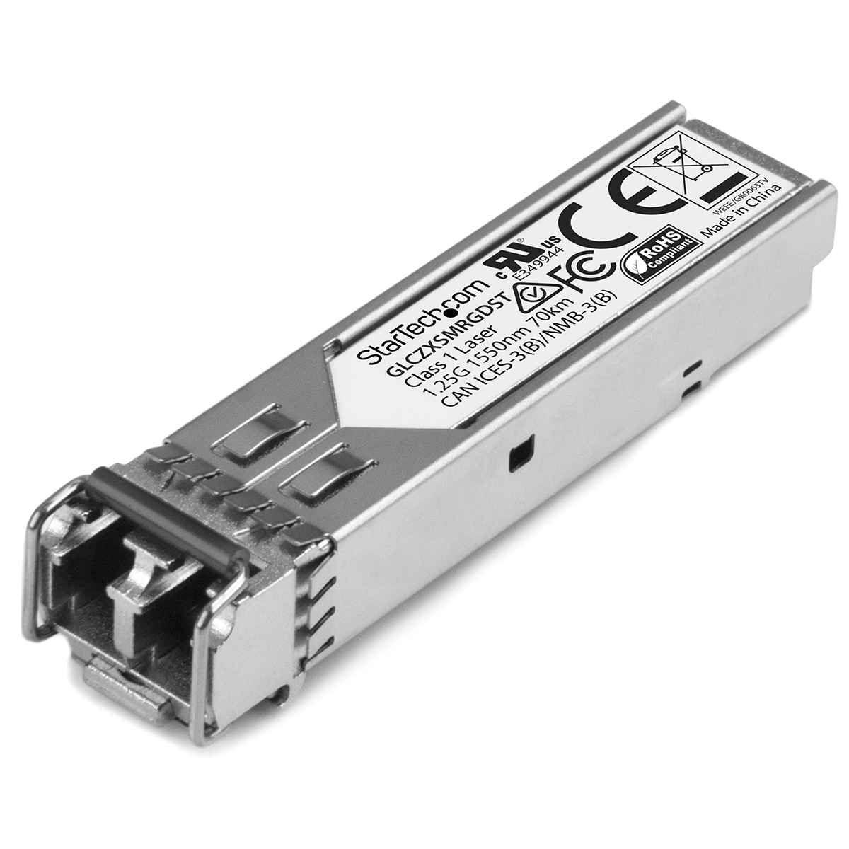 StarTech.com Cisco Compatible LC Single Mode Transceiver Module, Full Duplex, 1000Mbit/s