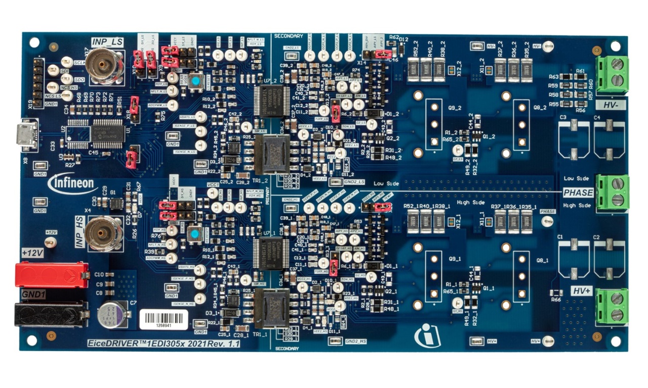 Infineon EiceDRIVER 1EDI305xAS Gate Driver Evaluation Board IGBT Gate Driver for 1EDI305xAS for Automotive Motor Drivers