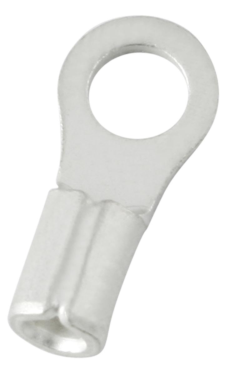 RS PRO Uninsulated Ring Terminal, 3.7mm Stud Size, 0.5mm² to 1.5mm² Wire Size
