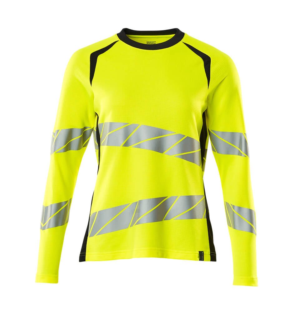Mascot Workwear 19091-771 Yellow/Navy Unisex Hi Vis T-Shirt, M