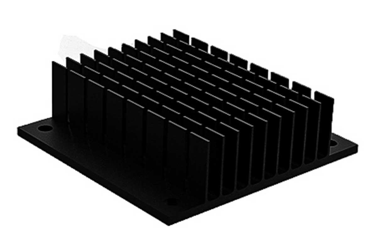 SPREADFAST Heatsink, 1/2 Brick DC/DC Converter, 61 x 57.9 x 17.3mm