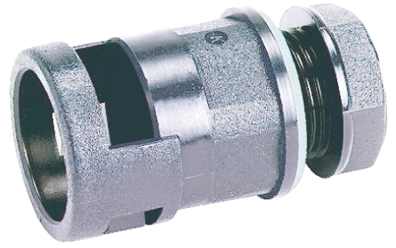 PMA Straight, Cable Conduit Fitting, 17mm Nominal Size, M20, PA 6, Grey IP66 rating