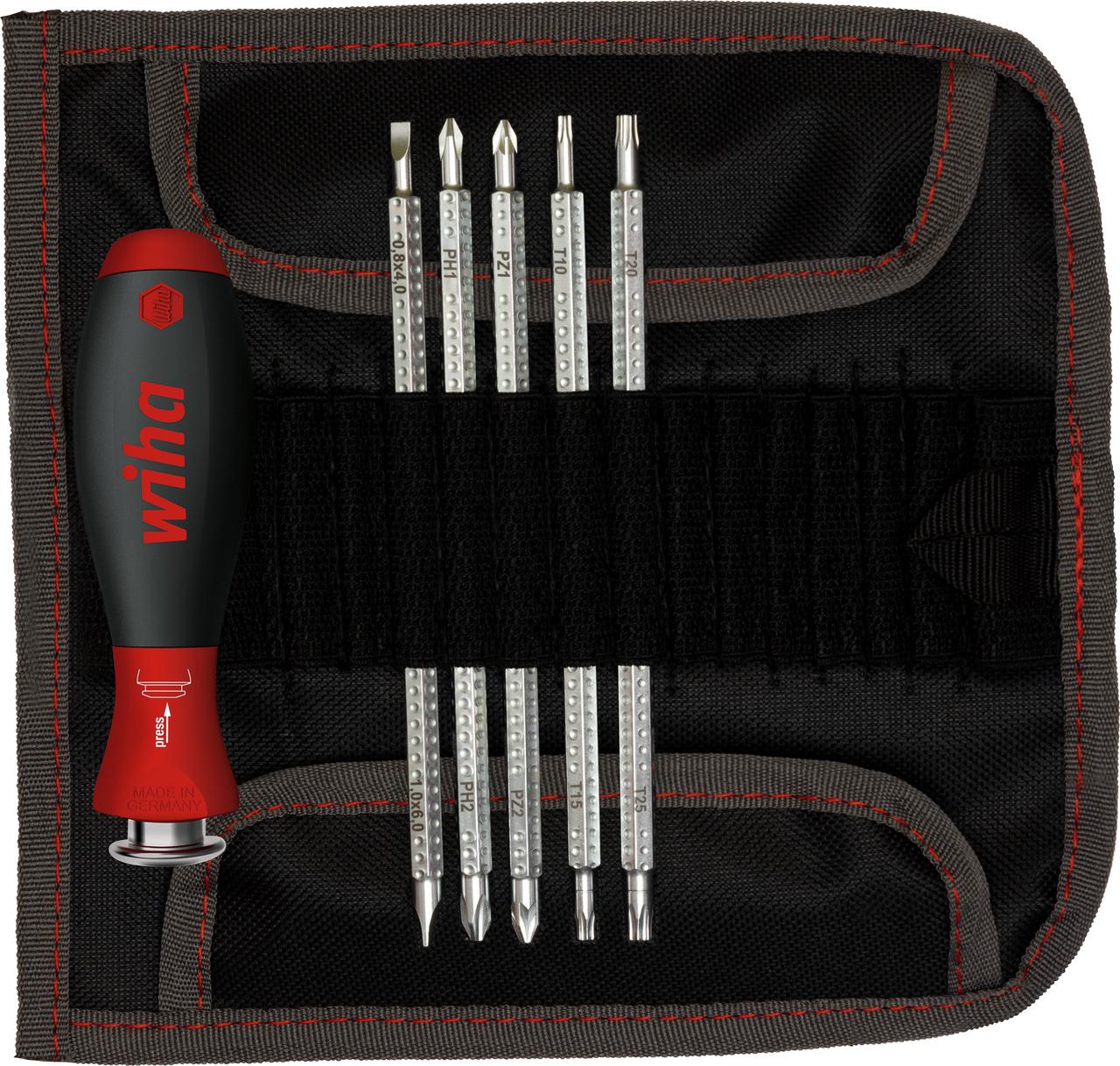 Wiha Hexagon, Phillips, Slotted Screwdriver Set, 6-Piece