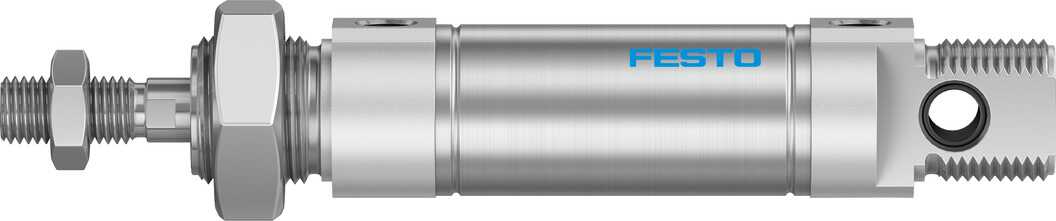 Festo 20 mm Pneumatic Cylinder - 1908306 DSNU Series, Double Acting Acting