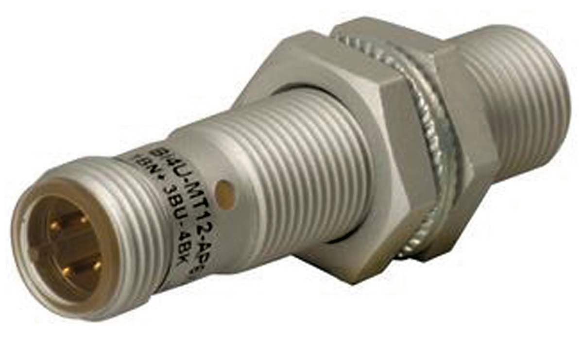 Turck Inductive Threaded Barrel Proximity Sensor, M12, 4 mm Detection, PNP NO, 10 → 30 V dc