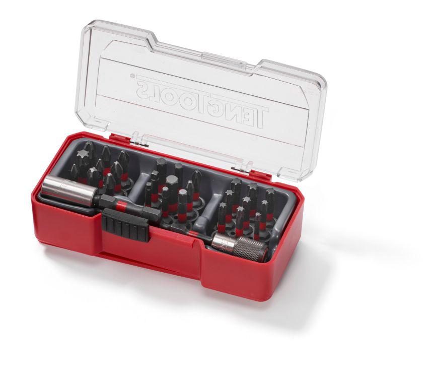 Teng Tools Impact Bit Set With Belt Clip Mixed 29 Pieces