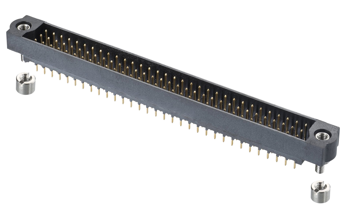 HARWIN Datamate J-Tek Series Straight Through Hole PCB Header, 96 Contact(s), 2 mm Pitch, 3 Row, Shrouded