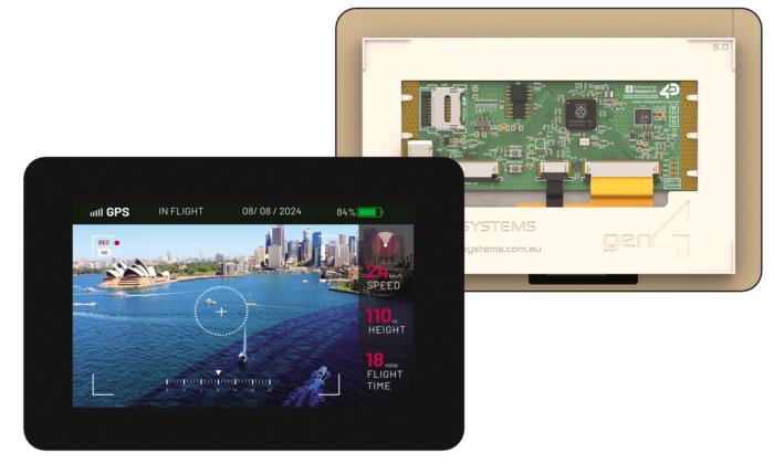 4D Systems gen4-RP2350-50CT-CLB TFT TFT LCD Display / Touch Screen, 3.5in WVGA, 800 x 480pixels