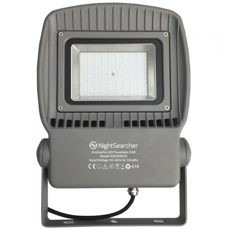 Nightsearcher Floodlight, 1 LED, 50 W, 4000 lm, IP65, 85 → 265 V ac