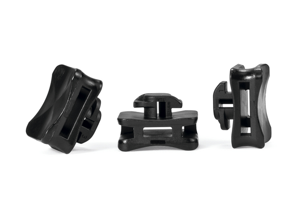 HellermannTyton Black Cable Tie Mount 22.5 mm x 17.5mm, 8mm Max. Cable Tie Width