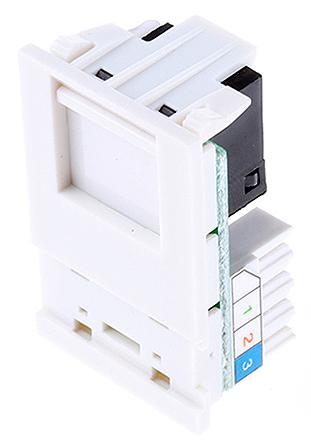 MK Electric White Telephone Socket