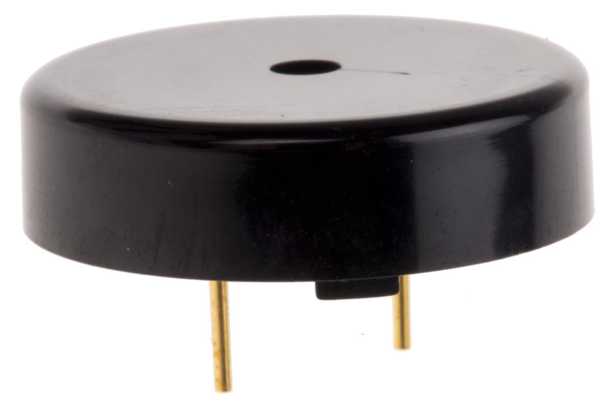 Kingstate 92dB Through Hole Continuous External Piezo Buzzer, 24 (Dia.) x 7.3mm, 30V ac Max
