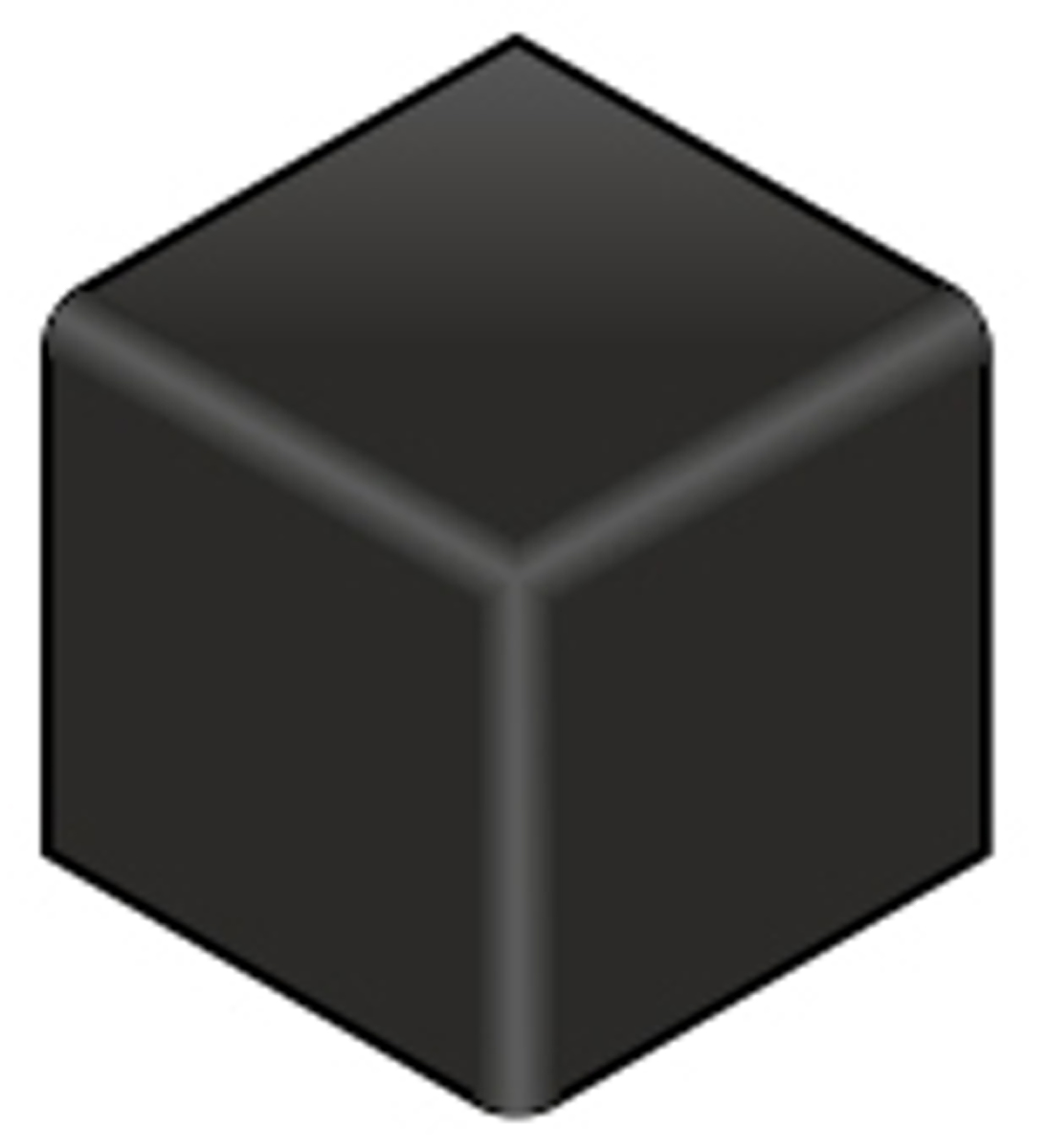 Bosch Rexroth Black Polypropylene Corner Bracket Cap, 40 x 40R Strut Profile, 10mm Groove