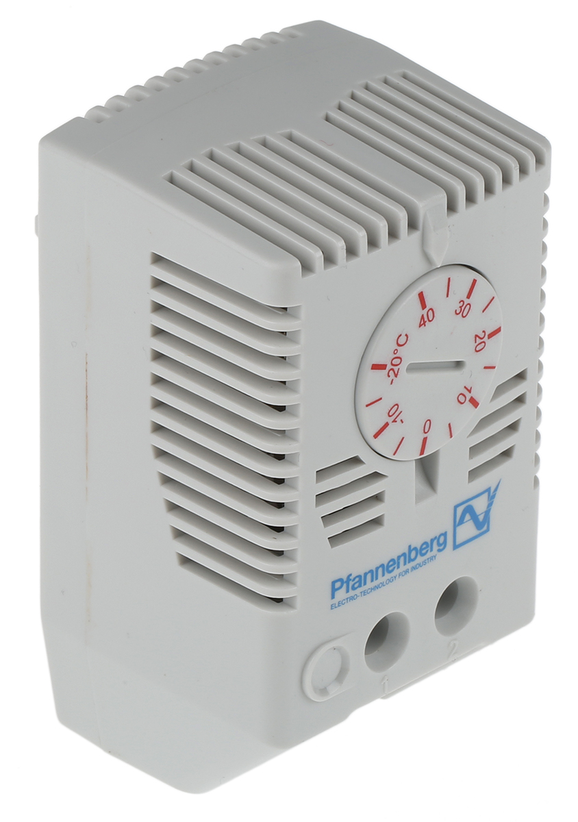 Pfannenberg FLZ NC Enclosure Thermostat, 240 V ac, -20 → +40 °C