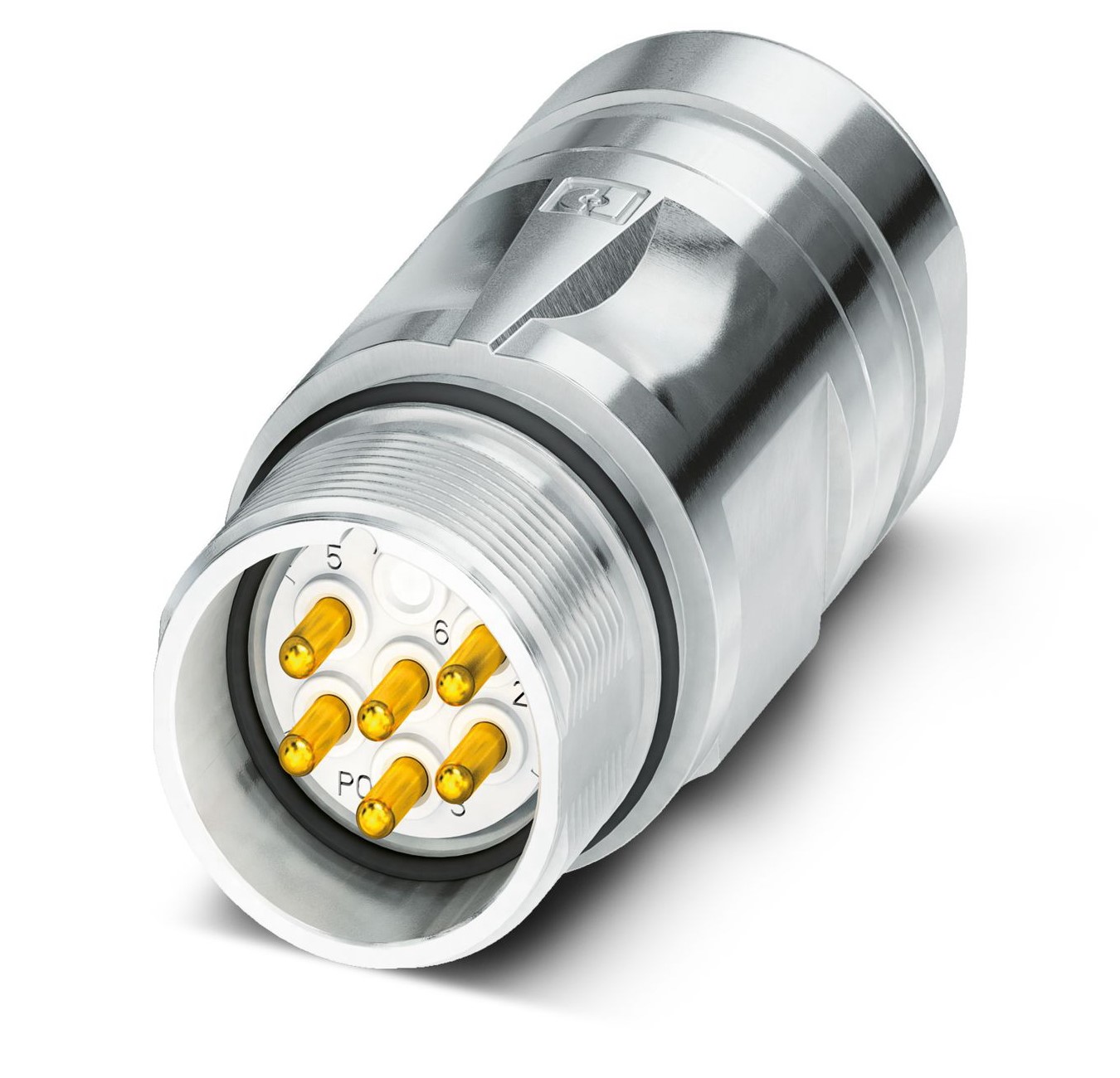 Phoenix Contact Circular Connector, 6 Contacts, Cable, M23 Connector, Plug, Male, IP67, CA Series
