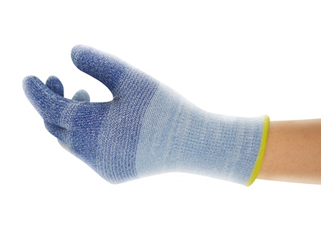 Ansell 74-718 Blue Dyneema, Nylon, Polyester Glove, Size 9